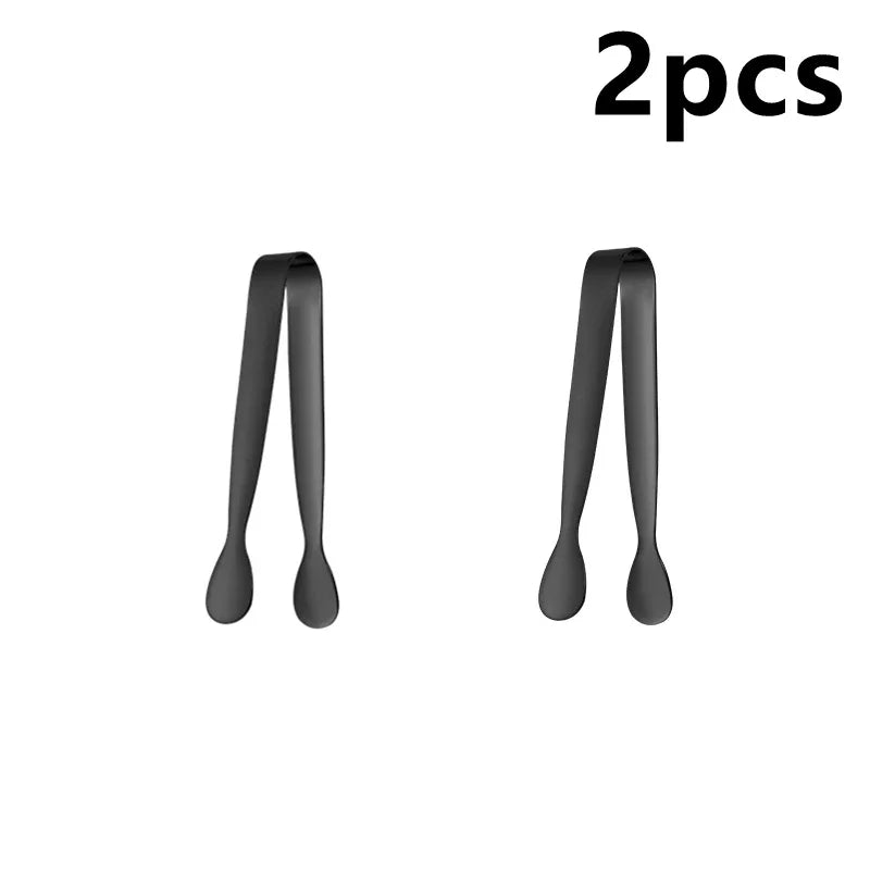 Ice Tong 304 Stainless Steel Clip Bar Ice-Cube Picker Food BBQ Clip Barbecue Clip Ice Clamp Tool Kitchen Utensils