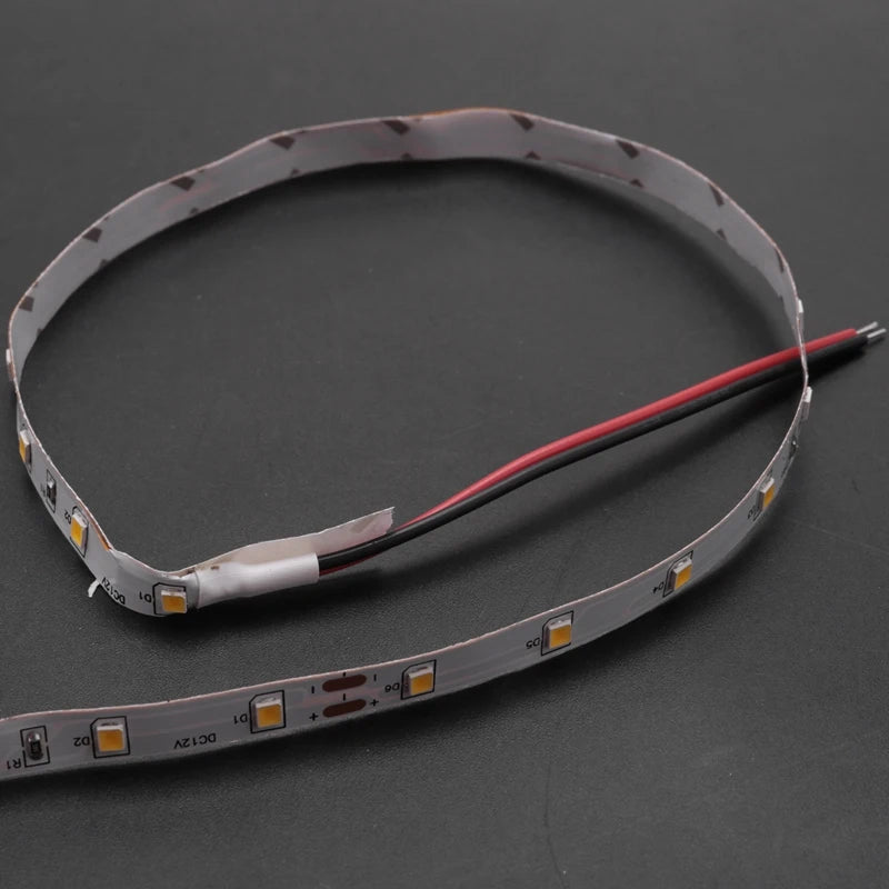 Flexible Led Strip Light 300 LED 3528 SMD Warm White 3100K LED Ribbon 5 Meter or 16 Feet,12 Volt 24 Watt-A42I