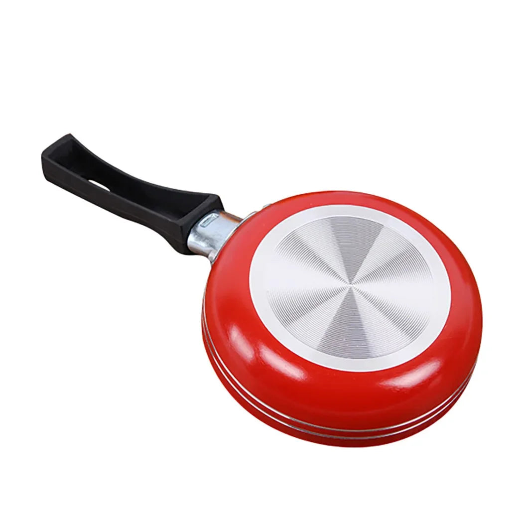 Mini Non-Stick Frying Pan 12/14/16cm Egg Saucepan Pancake Steak Pan Stainless Steel Omelet Frypan Pot Gas Stove Cookware