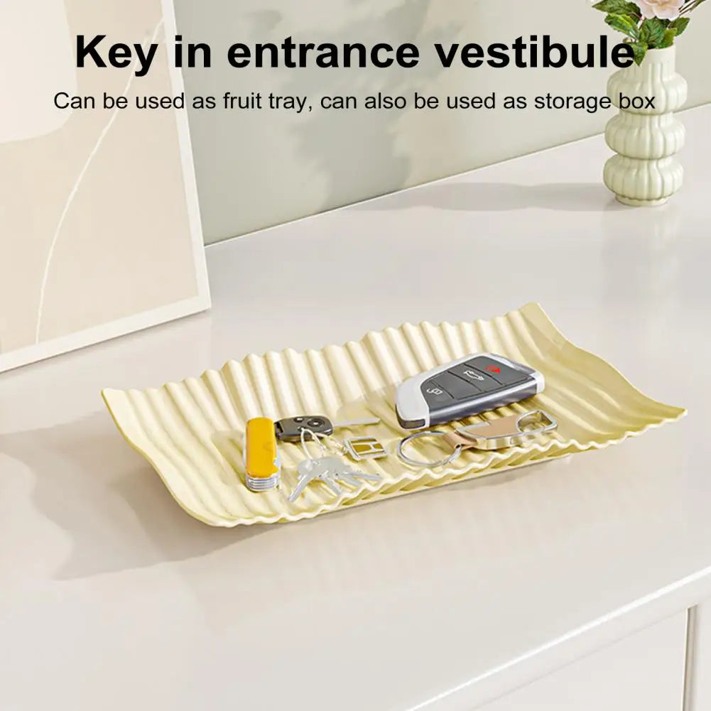 Fruit Dish Serving Tray Party Platters For Entertaining Reusable Food Trays Fruit Bowl For Cookies Snacks Desserts 과일 쟁반