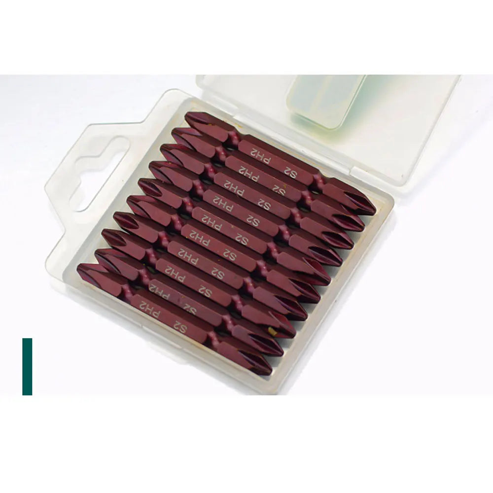 Binoax 10PCS/5PCS PH2 Cross Screwdriver Bit Set Bits Precision Driver Magnetic Electric Tool Hex Shank