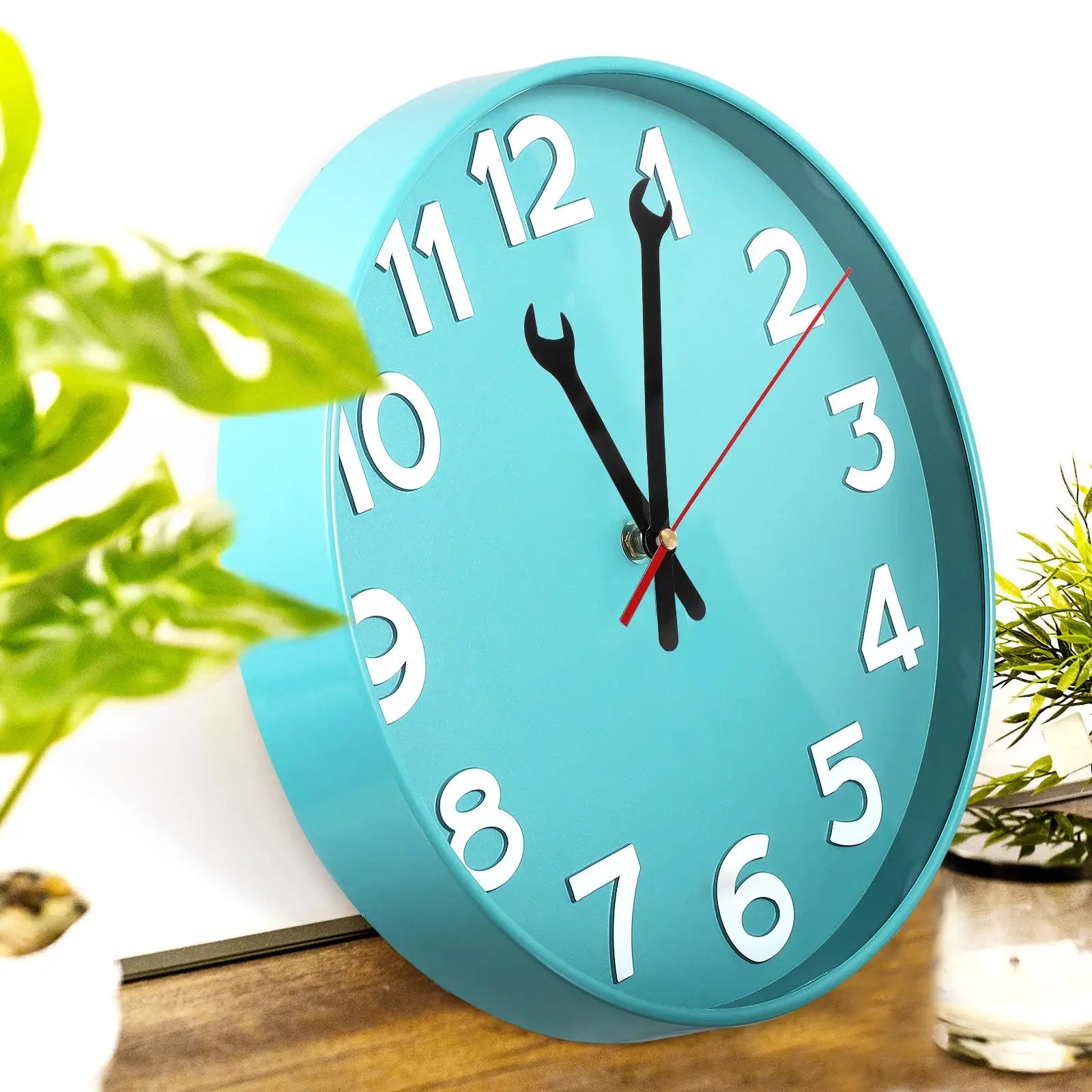 Quartz Clock Movement Replacement Wall Clocks DIY Repair Mechanism Wrench Modern