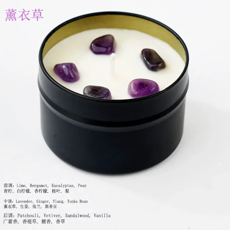 Scented Candle Gift Soy Wax Aromatherapy Candles Iron Cans Soy Wax Home Decoration m