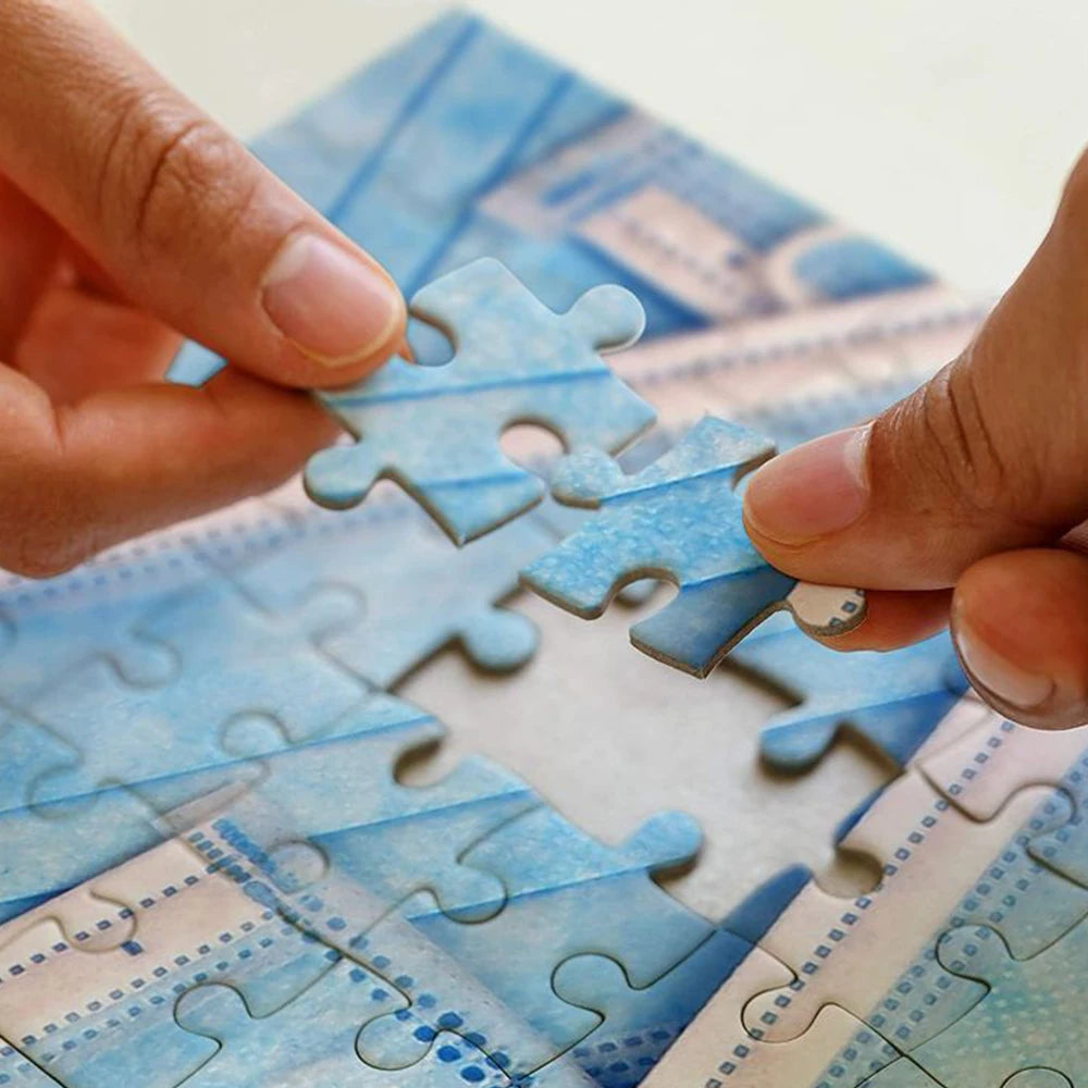 1 pc Custom Puzzle,with Frame or Only puzzles,Upload Your Image for Unique Home Wall Art,Wedding Anniversary Puzzle Gift