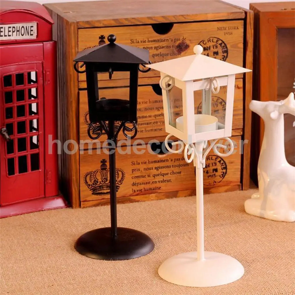 Vintage  Street Lamp Post Wedding Table Centrepiece Candle Tea Light Holder DIY  Tea Light Candlestick Stand
