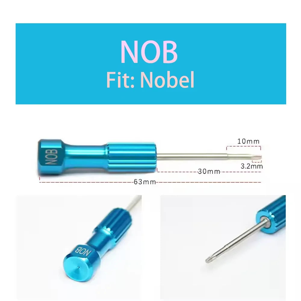 GULPOOE 1Pcs Dental Stainless Steel Implant Screw Driver Dentistry Tool Kit For Implantation High Quality Implants Drilling Tool