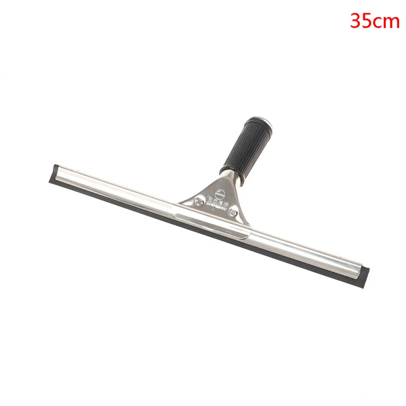 Stainless Steel Window Glass Cleaning Squeegee Streak-free Water Stain Removal Blade Wiper Cleaner For Home Bathroom