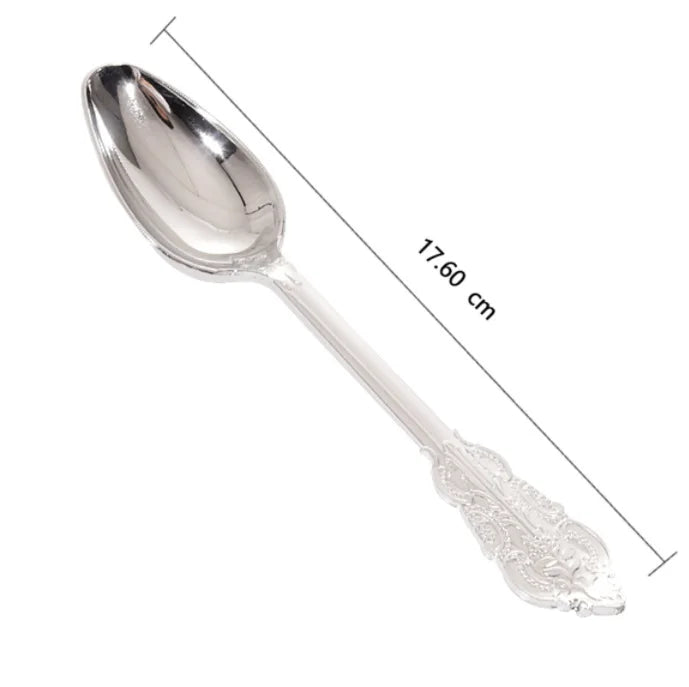 Gold Plastic Silverware Heavy Duty Elegant Disposable Utensils Gold Plastic Cutlery Set Forks Spoons for Dinner Parties Weddings