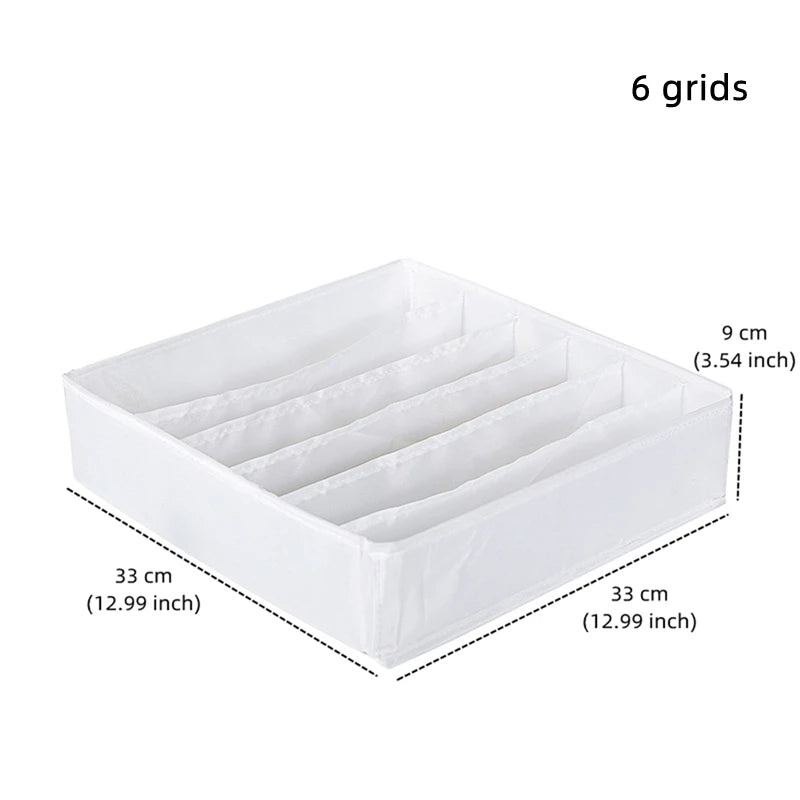 Organizer Socks Storage Box Drawer Organizers Cabinet Wardrobe Clothes Underwear Socks Bra Pants Clothing Bedroom Storage Boxes