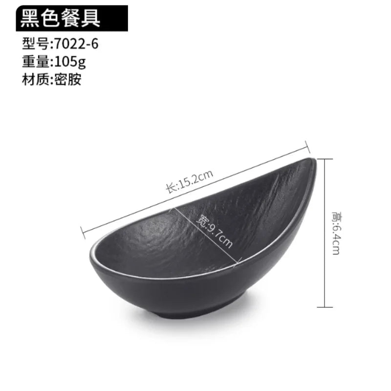 1pc Melamine Cooked Food Dish Hotpot Restaurant Tableware Plate Cold Dishes,braised Meat Dishes Display Plate Buffet Tray