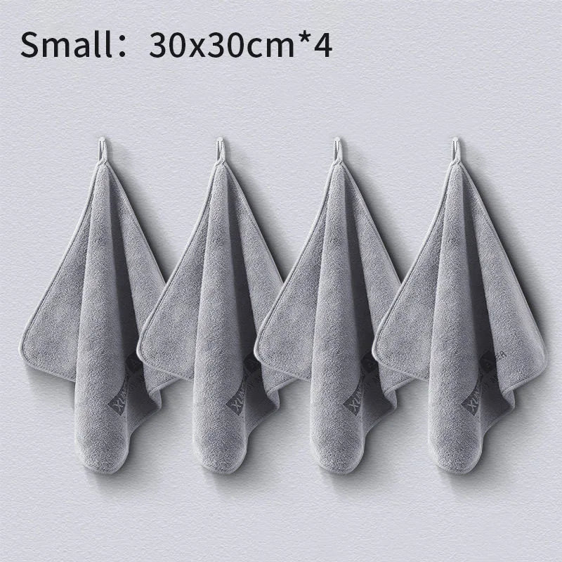 High-end Microfiber Auto Wash Towel Car Cleaning Drying Cloth Hemming Car Care Cloth Detailing Car Wash Towel