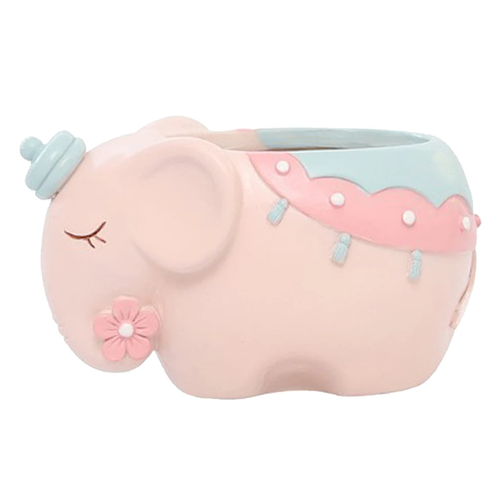 Cute Animal Flower Pot Creative Resin Garden Succulent Planter Home Office Desk Decor Herb Storage Box Plant Container