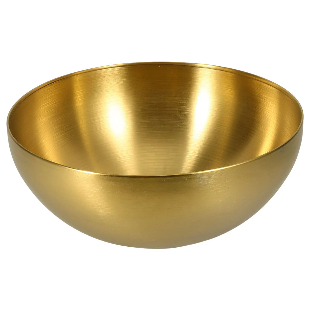 Large Stainless Steel Mixing Bowl Salad Bowl Kitchen Food Basin For Home Hotel Restaurant Use Kitchen Round Basin