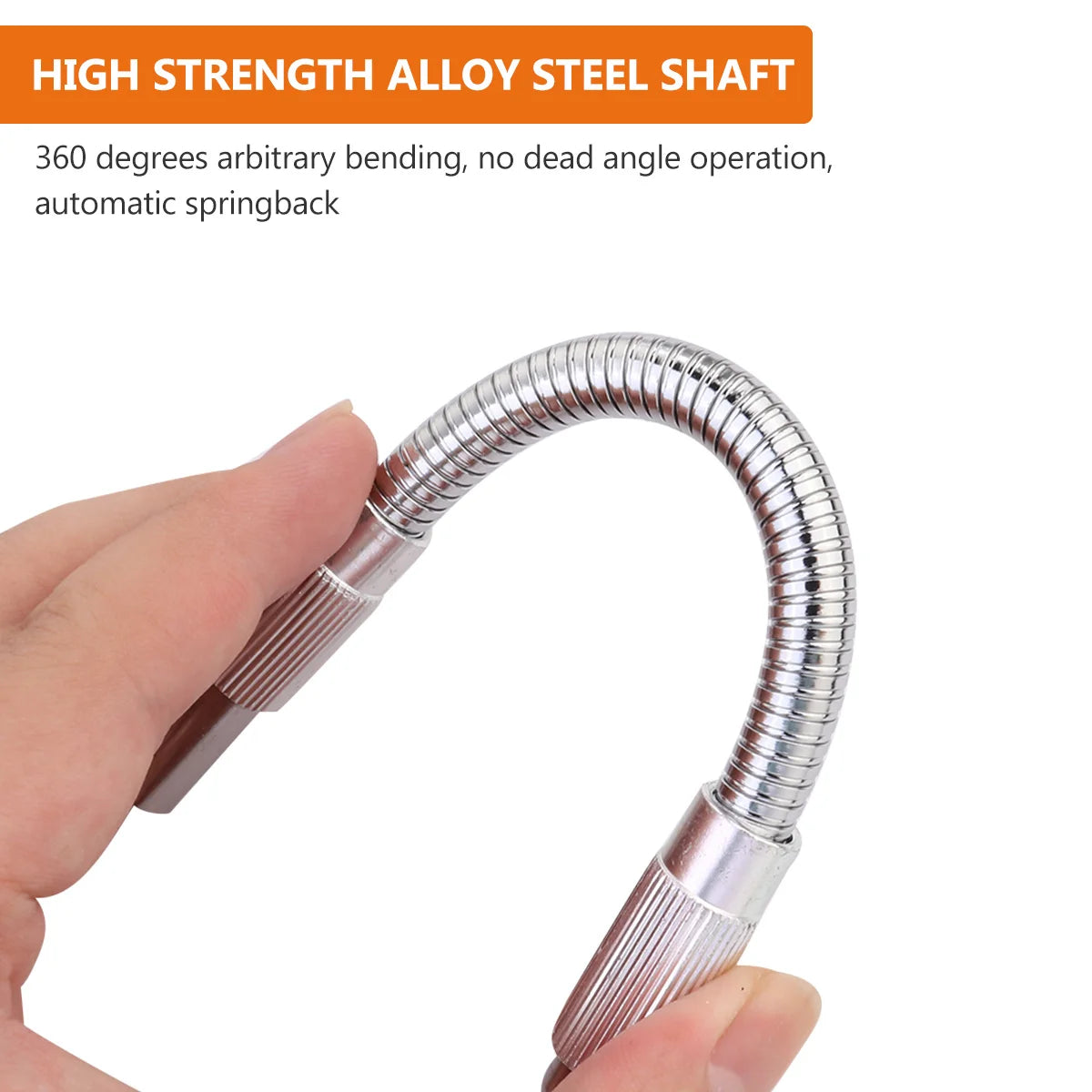 2pcs Flexible Screwdriver Shaft For Electric Drill Chuck, Hex Bit Connector Adapter, Tight Spaces Repair Tool, Auto Engine