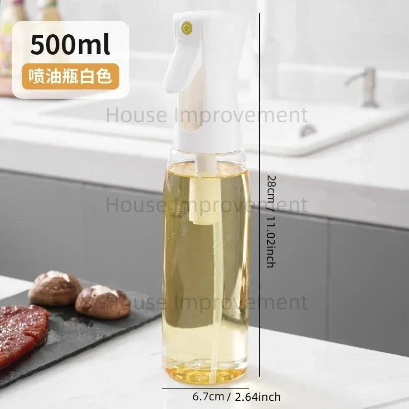 200/300/500ml Oil Sprayer for Cooking BBQ Salad Olive Oil Spray Dispenser Bottle Non-Slip Handle Suitable Kitchen Cooking Baking