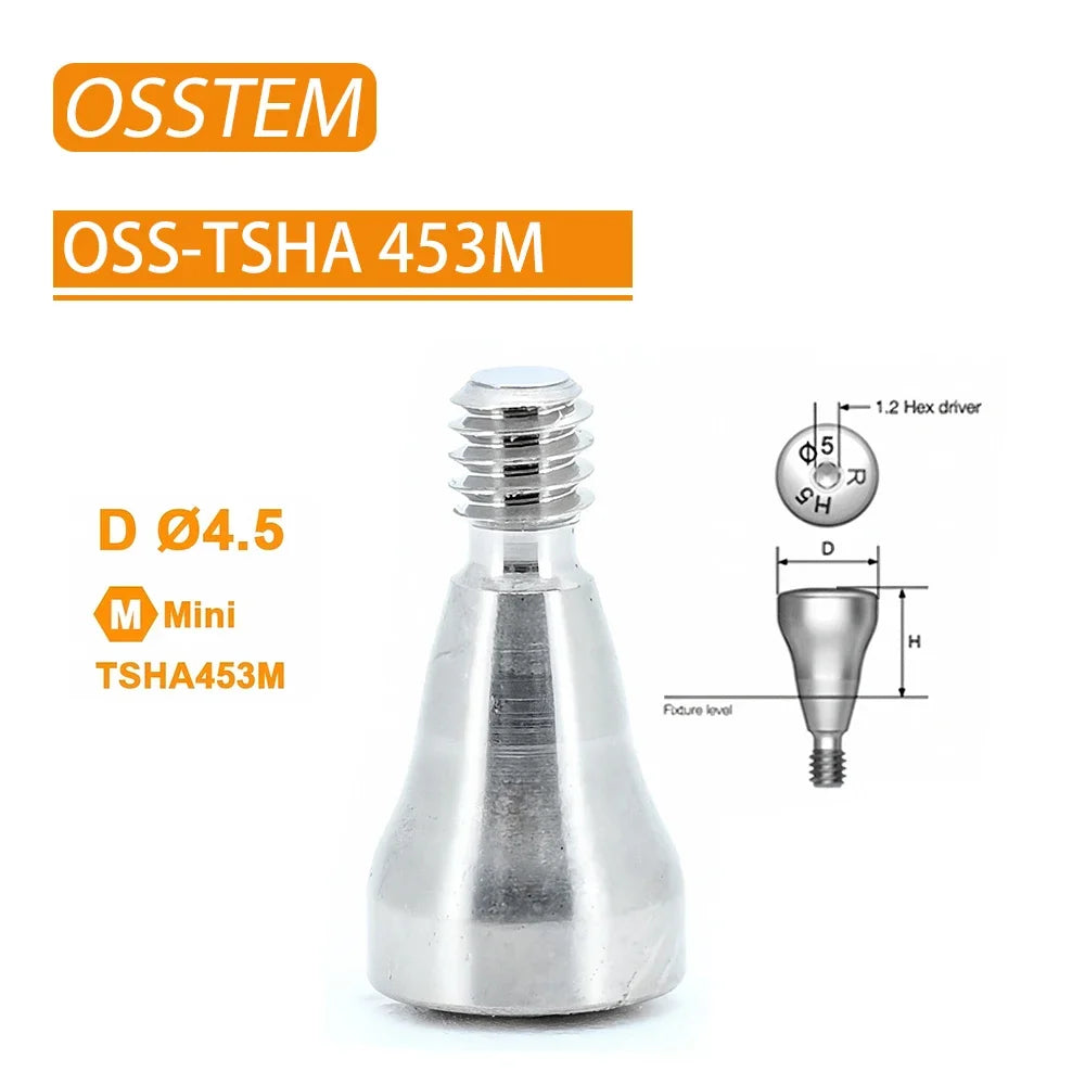 ITI Straumann Dentium Osstem Accessories Dental Implant Screw Driver Open Closed Tray Analog RC NC Cap
