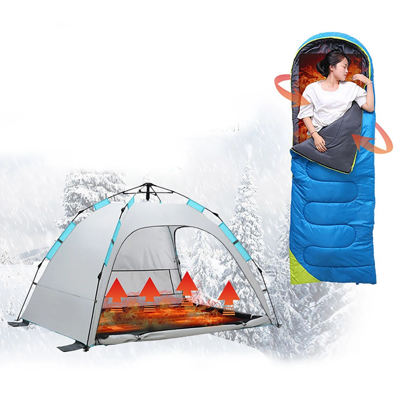 USB Heating Sleeping Mattress Thermal Mat Camping Heating Sleeping Bag Self-Heating Mattress Camping Mattress Camping Equipment