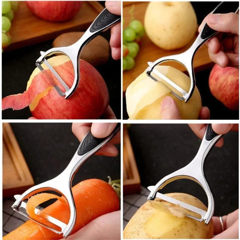New Stainless Steel Vegetable Peeler Potato Peeler Multi-function Carrot Grater Fruit Tools Kitchen Accessories Cuisine Pelador