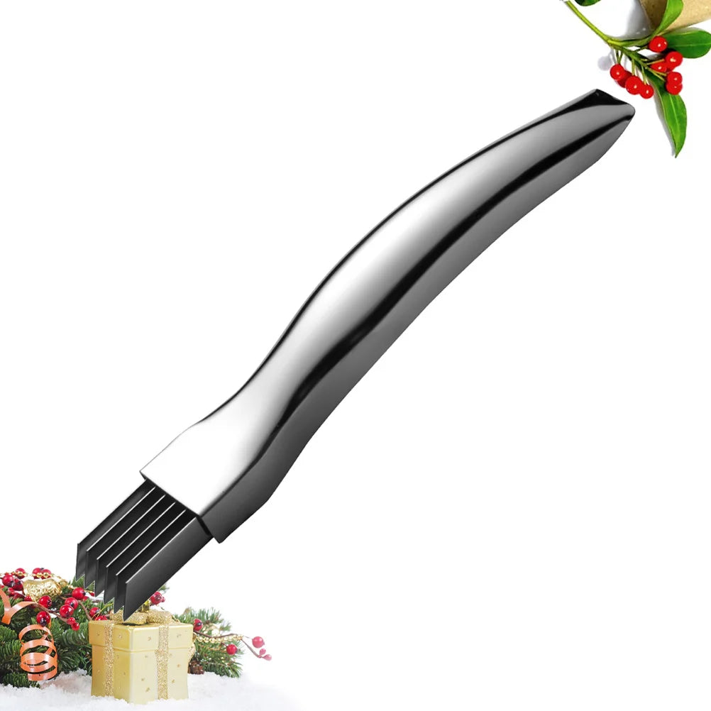 Green Onion Cutter 6 Blade Sturdy Stainless Steel Scallion Slicer Kitchen Tool Vegetable Cutter Non Slip Labor Saving Handle