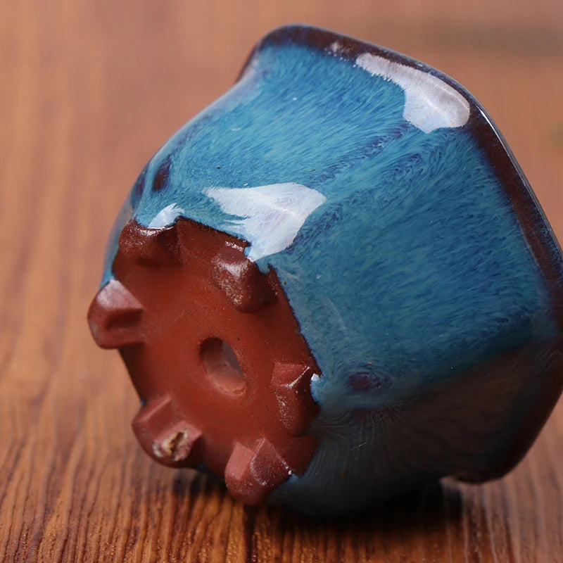 【HGPB】Mini Plant Pots Flower Pot With Holes Garden Chinese Style Bonsai Flowerpot Craft Plant Pot Planter Home Decoration