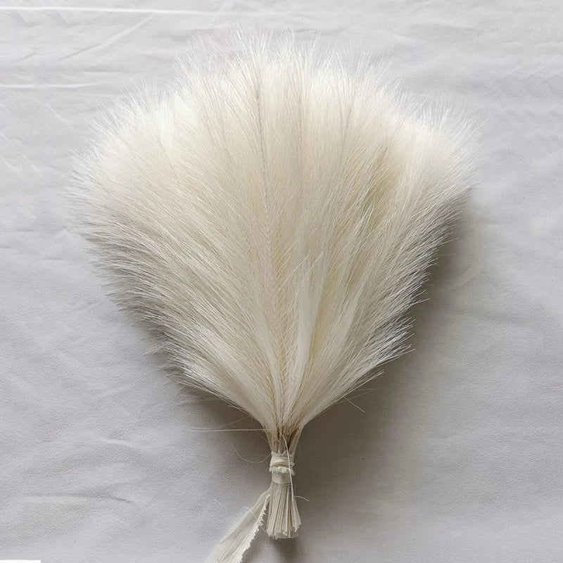 10/20pcs Simulated Reed Feather Pampas Grass Home Porch Wedding Party Garden Decoration Flower Vase DIY Accessories False Plant
