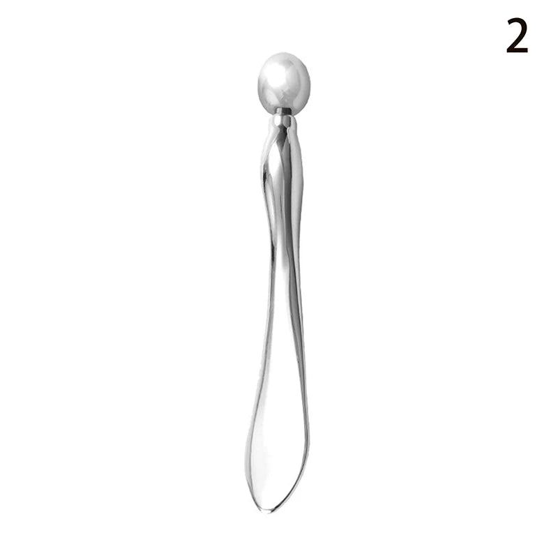 Eye/Face Cream Applicator Cosmetic Spatula Beauty Spoon Roller Massage Stick Anti Wrinkle Facial Lifting Alloy Face Skin Care