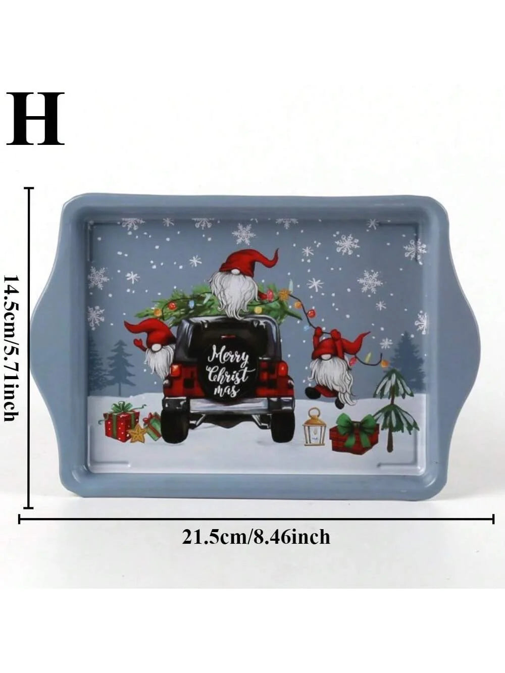 Vintage Christmas Snack Plates and Serving Trays for Holiday Treats Versatile Dishes for Desserts Festive Home Kitchen Decor