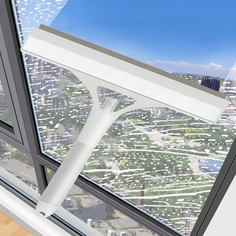 1pc 3 In 1 Glass Wiper With Scraper Sprayer Handheld Glass Scraper For Spraying Squeegee For Window Bathroom Cleaning Supplies