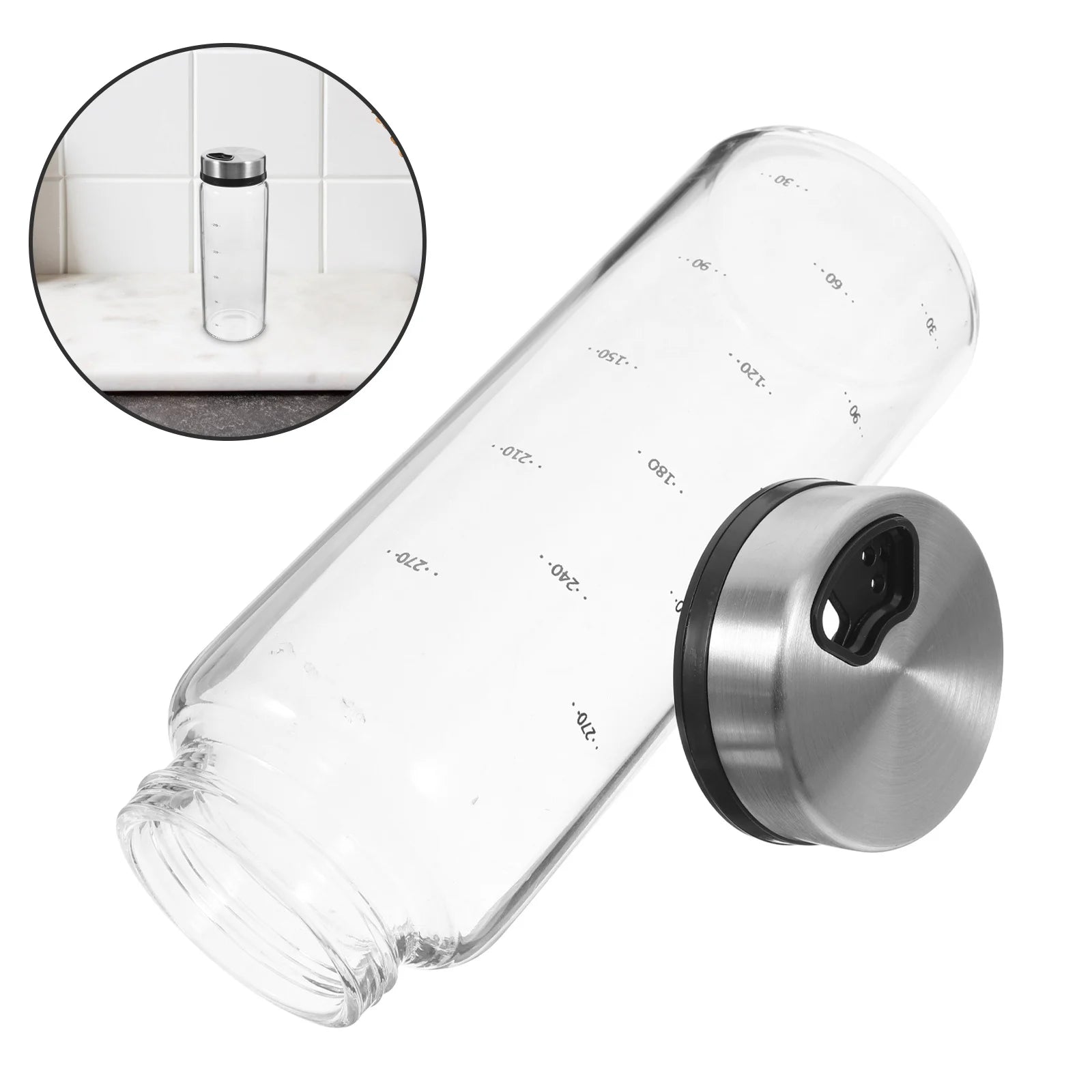 300Ml Spice Jar Premium Rotary Pepper Bottle Condiment Container for Kitchen Seasoning Storage Space Saving Portable Bbq Home