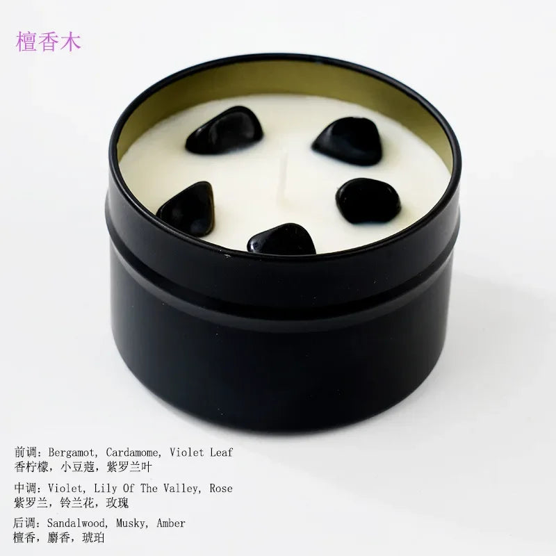 Scented Candle Gift Soy Wax Aromatherapy Candles Iron Cans Soy Wax Home Decoration m
