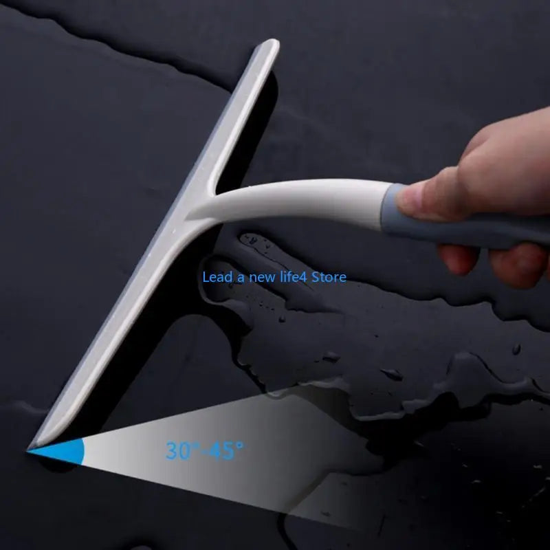 Y55E Bathroom Shower Screen Squeegee Glass Window Cleaning Wiper Cleaner Car Mirror