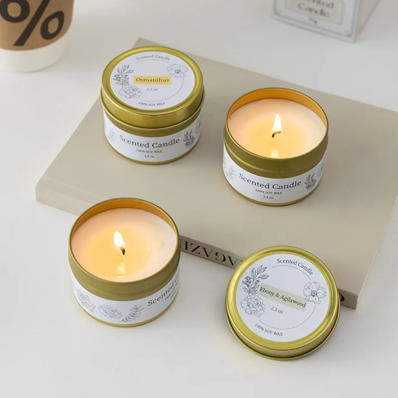 Aromatherapy Candle Jar Candle Smokeless Soy Wax High-end Souvenir Aromatherapy Candle Atmosphere Aromatherapy Ornaments