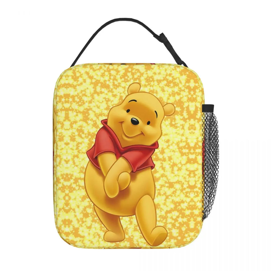 Cute Winnie The Pooh Insulated Lunch Bags Thermal Bag 
Meal Container Large Tote Lunch Box for Men Women Work Picnic