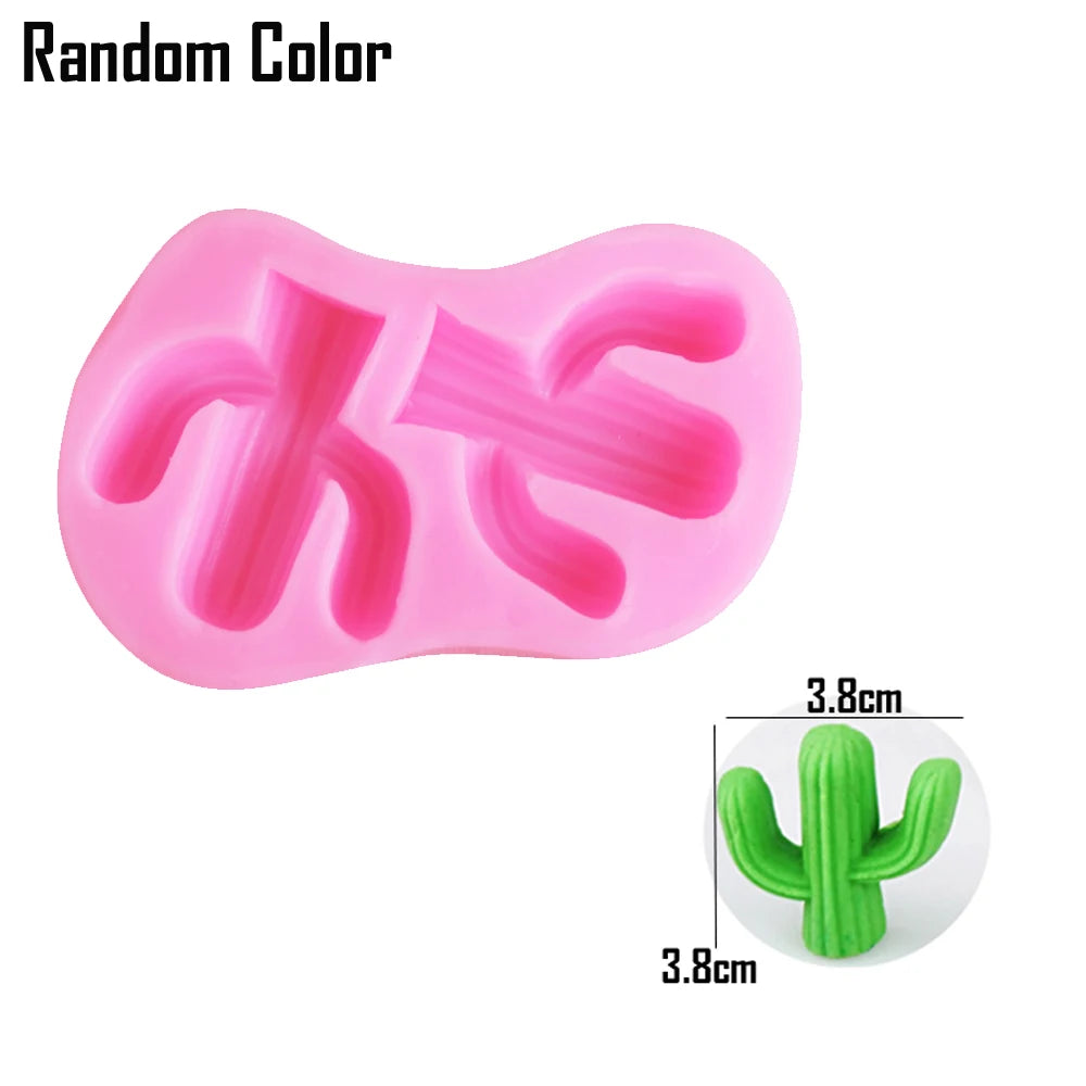 Kinds of Cactus Candle Candy Silicone Mold Aromatherapy Gypsum diy Handmade Succulent Plaster Resin Soap Baking Mould M2740