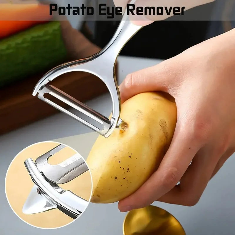 New Stainless Steel Vegetable Peeler Potato Peeler Multi-function Carrot Grater Fruit Tools Kitchen Accessories Cuisine Pelador