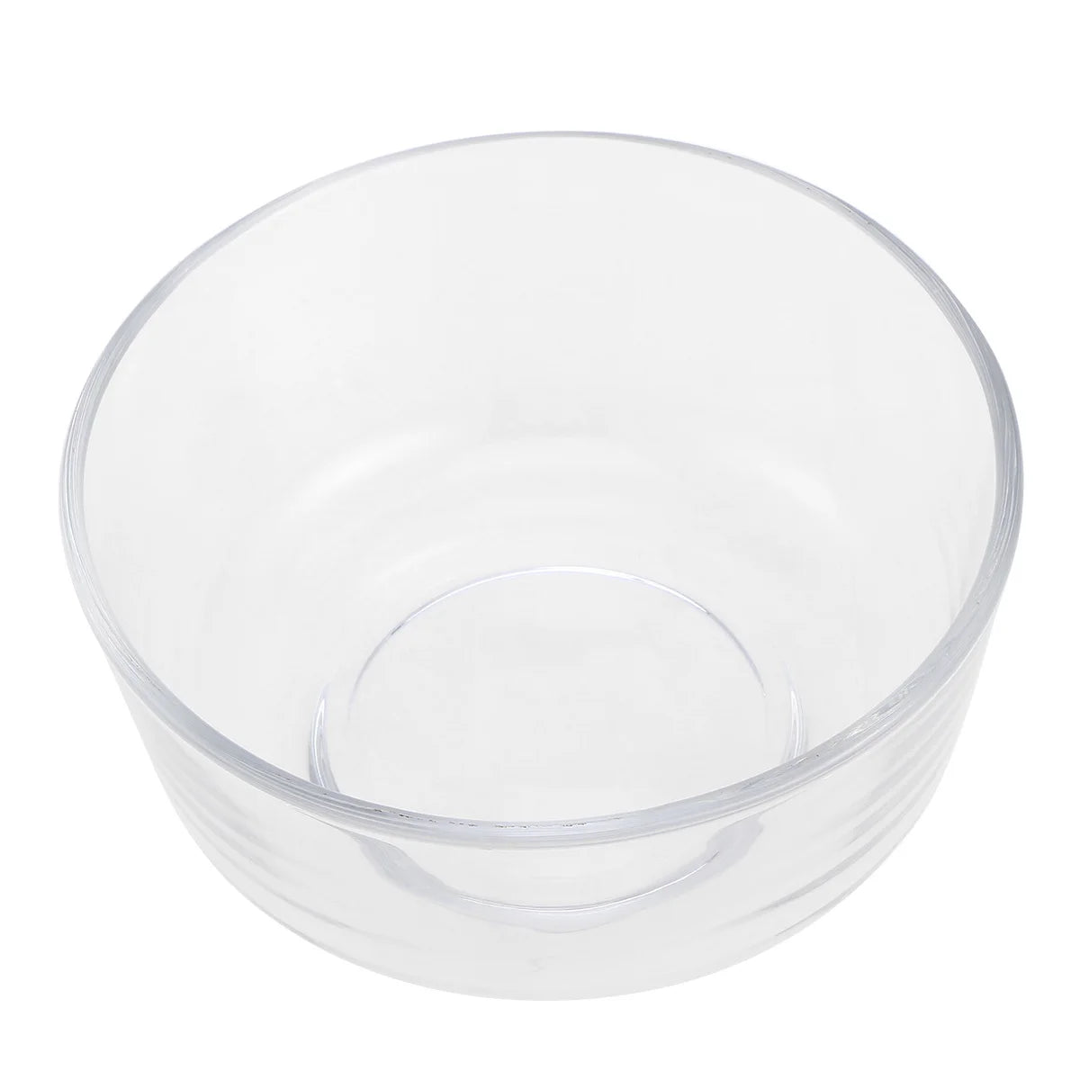 1pc Inch Glass Clear Glass Bowl Salad Dessert Serving Bowl For Fruit Chips Snacks Hot Food Party Catering Use