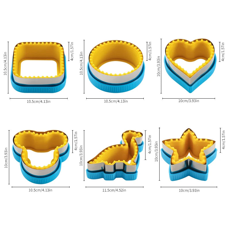 Sandwich cutting and sealing machine, biscuit plastic cutting machine, household kitchen tools, baking molds, creative cutting