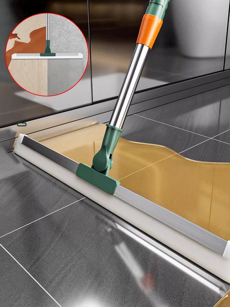 Silicone Scraper Broom Magic Wiper Floor Toilet Bathroom Squeegee Scrubber High Place Glass Wiper Household Cleaning Tools