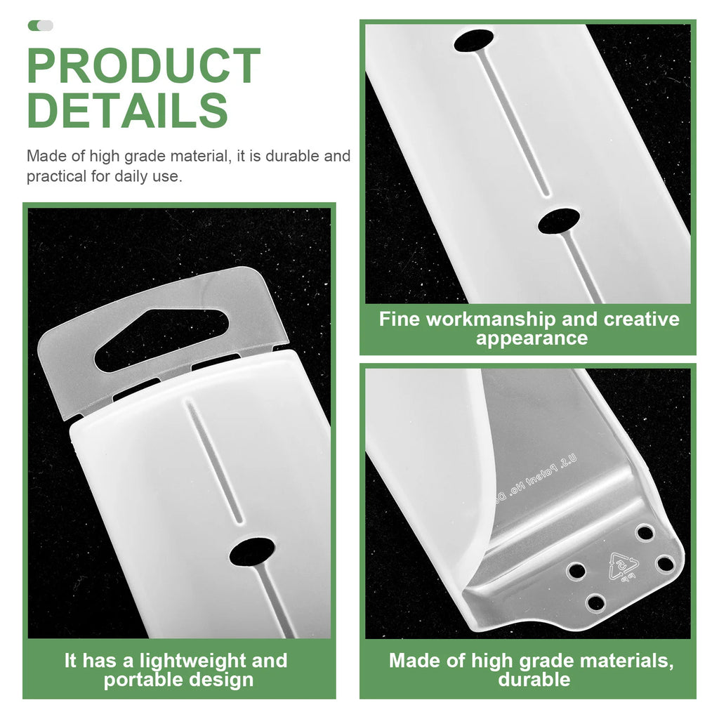 4Pcs Professional Cutter Sleeves Exquisite Craftsmanship Finger Safe Drawer Rummage Protection Kitchen Gadget White