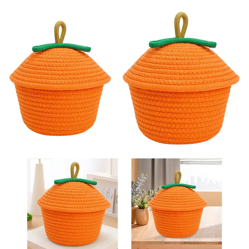 Woven Storage Basket Toys Organizer Multipurpose Gift Cosmetics Organizer