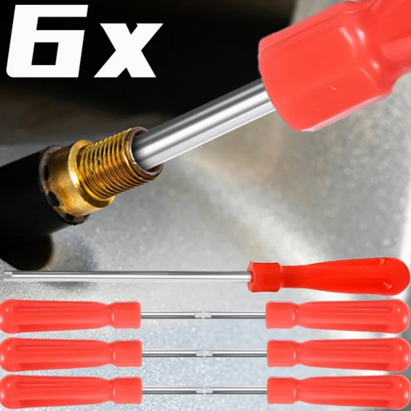 Car Valve Core Screwdriver Wrench Universal Auto Bicycle Wheel Tire Valve Stem Core Remover Valve Core Install Disassembly Tools