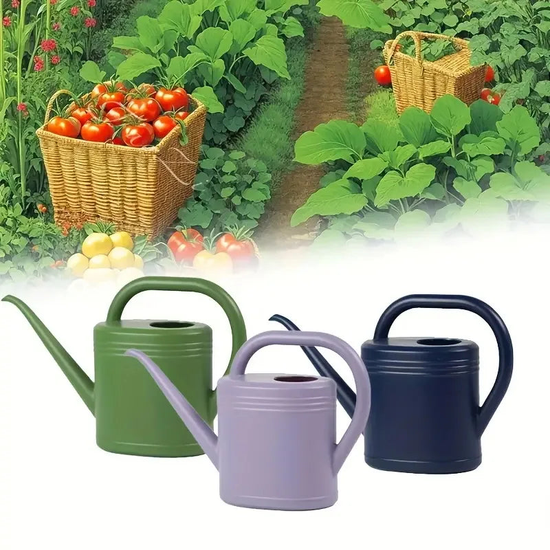 1pc Portable Plastic Watering Can For Indoor Plants, Flower Watering Can Outdoor For Plants Flower, Indoor Long Spout, 1L/2L