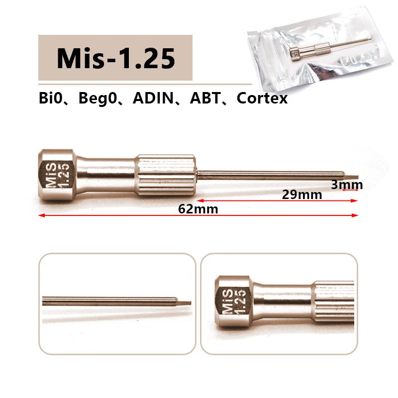 Dental Implant Screwdriver Dental Laboratory Stainless Steel Implant Screw Driver Dentistry Tool Kit Micro Screwdriver