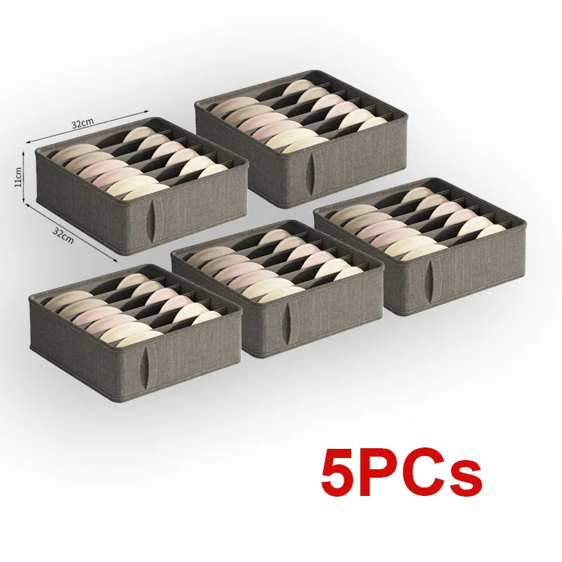 20/6/7/1 Grids Cation PP Sock Bra Pants Simplicity Organizers Of Cabinets And Drawers Home Sorting Boxes Storage Organizer Box
