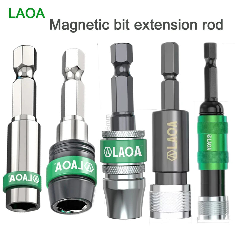 LAOA Screwdriver Bit Adapter Electric Drill Connector Rod Quick - release Connector Rod Bit Extension Rod