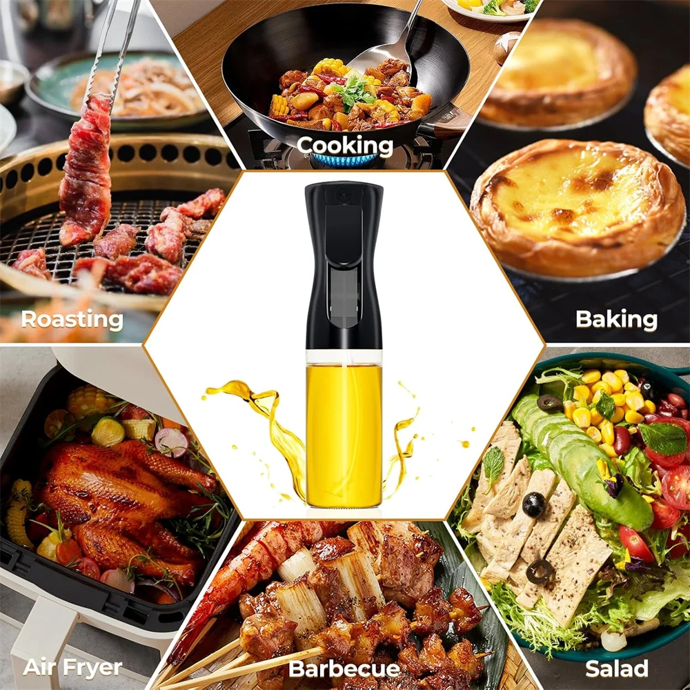 Oil Sprayer,Olive Oil Spray Bottle for Cooking Air Fryer Oil Dispenser Oil Sprayer Mister ,Kitchen Gadgets Accessories