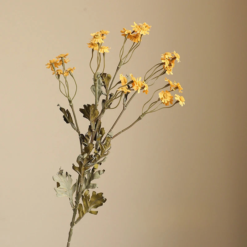 53CM Autumn Chrysanthemum Chamomile Artificial Flower Countryside Vintage Home Hotel Flower Art Decoration Silk Flower