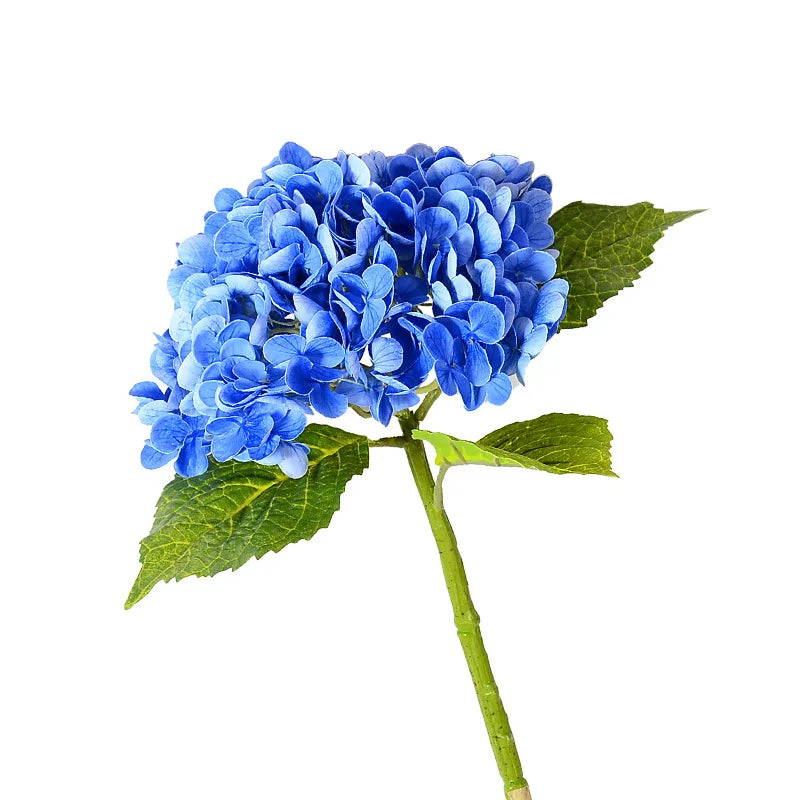 Green Hydrangea Artificial Flower 3d Hand Moisturizing Big Hydrangea Home Decoration Floral Wedding Decoration Fake Flower Hand