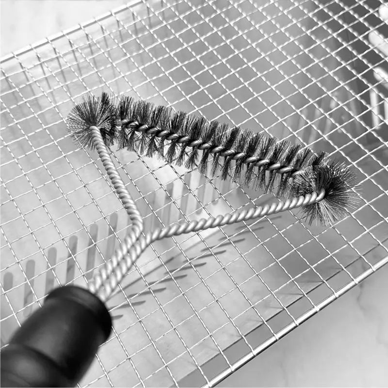 Barbecue Grill BBQ Brush Clean Tool Grill Accessories Stainless Steel Bristles Non-stick Cleaning Brushes Barbecue Accessories