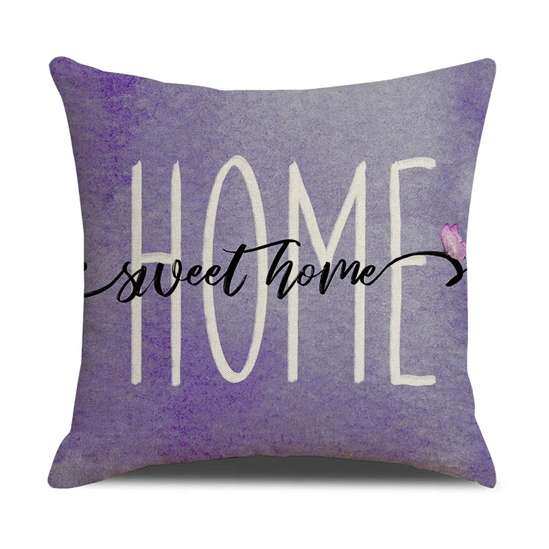 Pillow 45*45 Floral Case Square Bed Sofa Home Decor Throw Pillow Cover Cushion Cover Decorative for Living Room Home Decoration